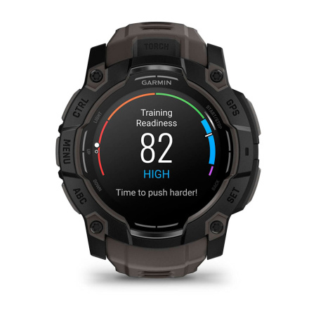 Мультиспортивные часы Garmin INSTINCT 3 AMOLED Black Charcoal Band, 50 mm
