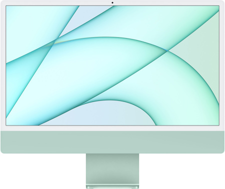 Apple iMac 24" Retina 4K, M1 (8C CPU, 8C GPU), 16 ГБ, 1 ТБ SSD, Green (зеленый), английская клавиатура
