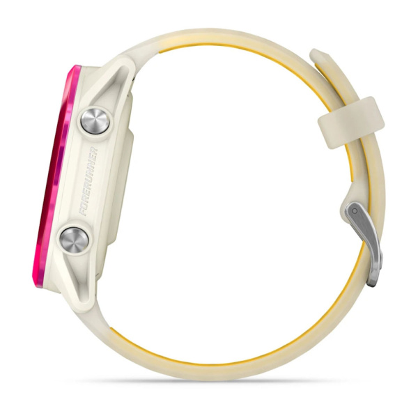 Фото Мультиспортивные часы Garmin ForeRunner 570 42mm Raspberry Aluminum with Translucent Bone/Mango Band
