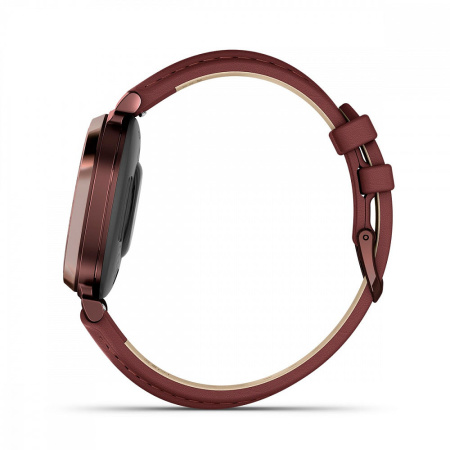Умные часы Garmin Lily 2 Dark Bronze Case with Mulberry Leather Band