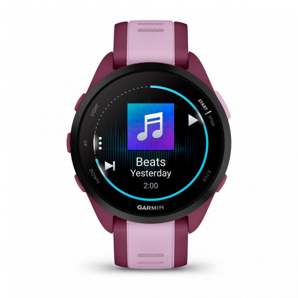 Фото Мультиспортивные часы Garmin ForeRunner 165 Music Berry/Lilac