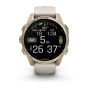 Умные часы Garmin Fenix 8, 43 мм, Amoled, Sapphire, Soft Gold with Fog Gray/Dark Sandstone Silicone Band фото
