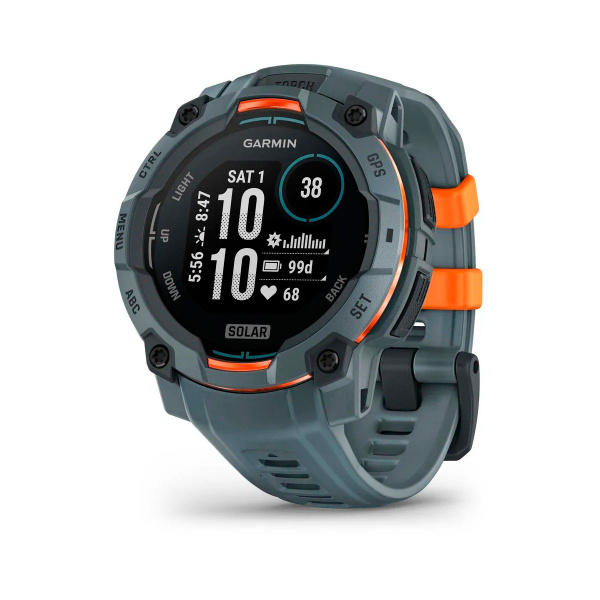 Мультиспортивные часы Garmin INSTINCT 3 Solar Twilight, 45 mm