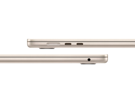 Apple MacBook Air 15" (M4, 10C CPU, 10C GPU, 2025), 16 ГБ, 256 ГБ SSD, Starlight («сияющая звезда»)