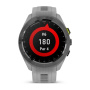 Garmin Approach S70 - 47 mm Black Ceramic Bezel with Powder Gray Silicone Band