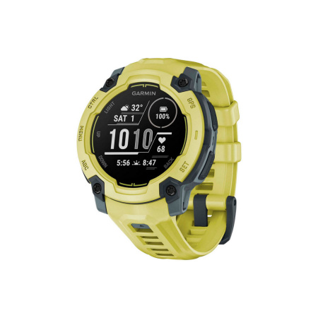 Мультиспортивные часы Garmin INSTINCT E Electric Lime, 45 mm