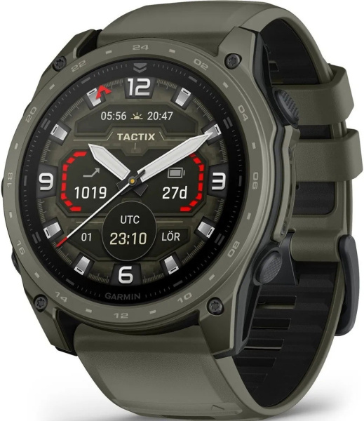 Мультиспортивные часы Garmin Tactix 8 51mm, Amoled Saphire Solver, Cerakote Olive Drab фото