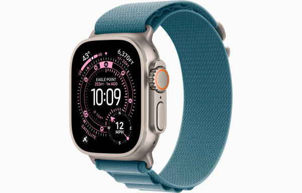 Apple Watch Ultra 3, 49mm, Natural Blue Alpine Loop M, MEWM4 