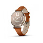 Умные часы Garmin Lily 2 Cream Gold Case with Tan Leather Band