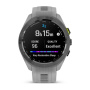 Garmin Approach S70 - 47 mm Black Ceramic Bezel with Powder Gray Silicone Band