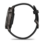 Мультиспортивные часы Garmin Venu 4, 41 мм, Slate with Black Silicone Band фото
