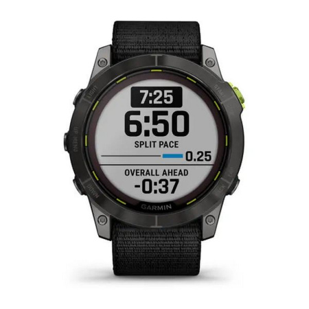 Мультиспортивные часы Garmin Enduro 2 Sapphire Solar Carbon Grey DLC Titanium  with Ultrafit Band