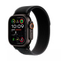 Apple Watch Ultra 2, 49mm, Black Titanium Case, Black Trail Loop, M/L, MX4V3