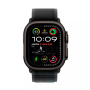 Apple Watch Ultra 2, 49mm, Black Titanium Case, Black Trail Loop, M/L, MX4V3