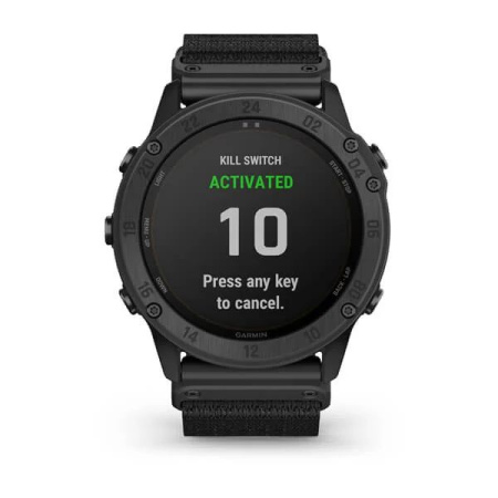 Мультиспортивные часы Garmin Tactix Delta Solar черный DLC с нейлоновым ремешком