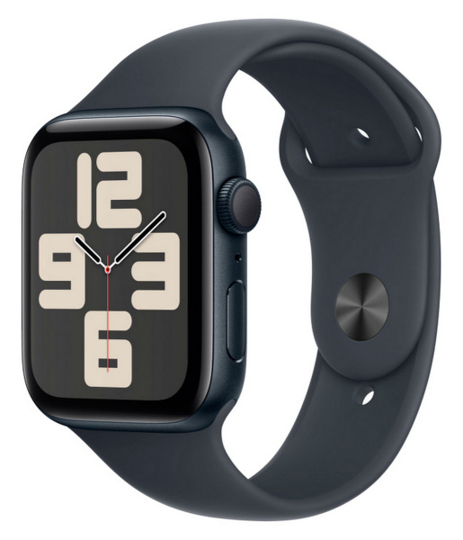 Apple Watch SE, 44 mm, M/L, Midnight, 2024