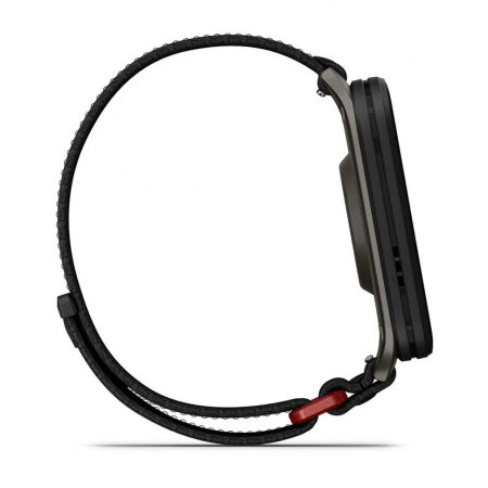 Мультиспортивные часы Garmin Venu X1 Black with Slate Titanium Caseback and Black ComfortFit Nylon Band фото