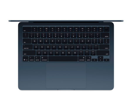Apple MacBook Air 13" (M3, 8C CPU, 8C GPU, 2024), 16 ГБ, 256 ГБ SSD, Midnight («Полуночный черный»)
