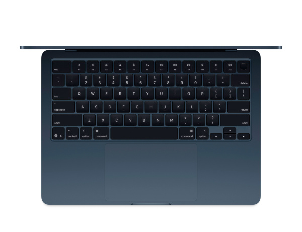 Apple MacBook Air 13" (M3, 8C CPU, 8C GPU, 2024), 16 ГБ, 256 ГБ SSD, Midnight («Полуночный черный»)