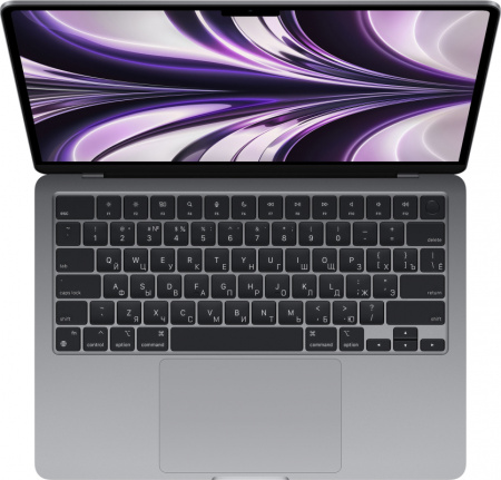 Apple MacBook Air 13" (M2, 8C CPU, 8C GPU, 2022), 16 ГБ, 2 ТБ SSD, Grey («Серый космос»)