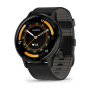 Мультиспортивные часы Garmin Venu 3 Slate Stainless Steel Bezel with Black Case and Silicone Band фото