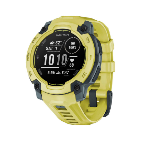 Мультиспортивные часы Garmin INSTINCT E Electric Lime, 45 mm