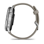 Мультиспортивные часы Garmin Venu 4, 45 мм, Silver with Silver Gray Silicone Band фото
