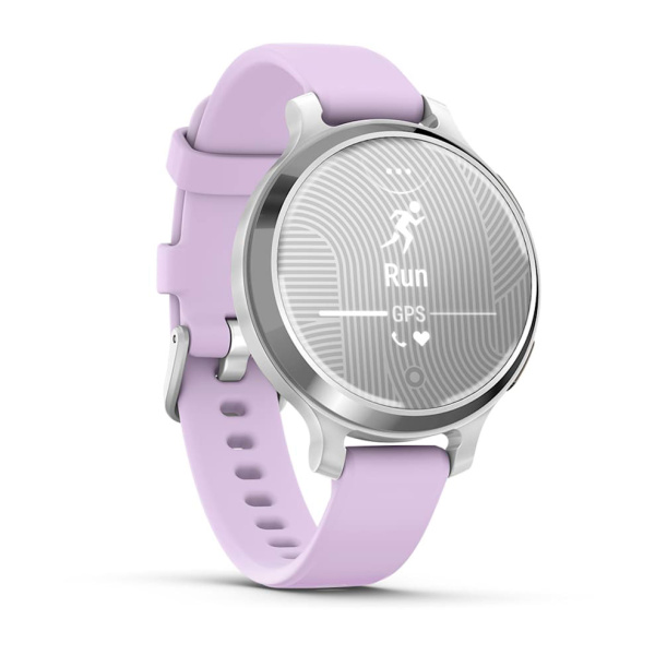Умные часы Garmin Lily 2 Active Silver with Purple Jasmine Silicone Band