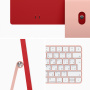 Apple iMac 24" Retina 4K, M1 (8C CPU, 8C GPU), 8 ГБ, 256 ГБ SSD, Pink (розовый), немецкая клавиатура