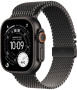 Apple Watch Ultra 3, 49mm, Black, Black Milanese Loop, L