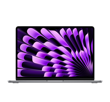 Apple MacBook Air 15" (M3, 8C CPU/10C GPU, 2024), 8 ГБ, 512 ГБ SSD, Space Gray (серый космос)
