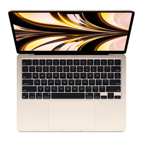 Apple MacBook Air 13" (M2, 8C CPU, 8C GPU, 2022), 16 ГБ, 256 ГБ SSD, Starlight («сияющая звезда»)