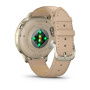 Мультиспортивные часы Garmin Venu 4, 41 мм, Lunar Gold with Bone Silicone Band and Light Sand Leather Band фото