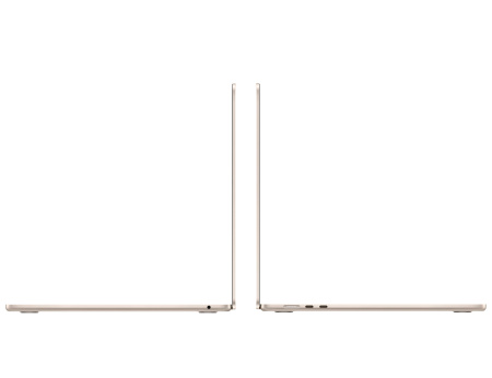 Apple MacBook Air 15" (M4, 10C CPU, 10C GPU, 2025), 16 ГБ, 256 ГБ SSD, Starlight («сияющая звезда»)