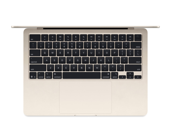 Apple MacBook Air 15" (M4, 10C CPU, 10C GPU, 2025), 16 ГБ, 512 ГБ SSD, Starlight («сияющая звезда»)