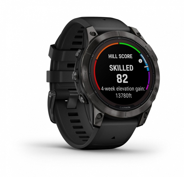 Мультиспортивные часы Garmin Fenix 7 Pro Sapphire Solar Сarbon Gray