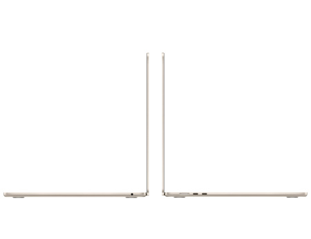Apple MacBook Air 15" (M4, 10C CPU, 10C GPU, 2025), 16 ГБ, 512 ГБ SSD, Starlight («сияющая звезда»)