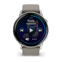 Мультиспортивные часы Garmin Venu 4, 45 мм, Silver with Silver Gray Silicone Band фото