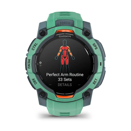 Мультиспортивные часы Garmin INSTINCT 3 AMOLED Neo Tropic, 45 mm