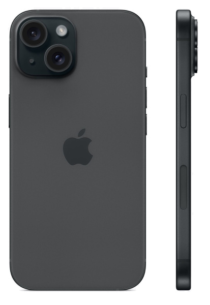 Apple iPhone 15 Sim+E-Sim 128GB Black (черный)