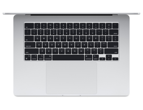 Apple MacBook Air 15" (M3, 8C CPU/10C GPU, 2024), 16 ГБ, 256 ГБ SSD, Silver (серебристый)