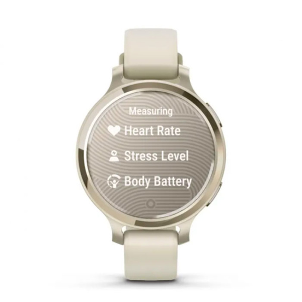 Умные часы Garmin Lily 2 Active lunar Gold with Bone Silicone Band