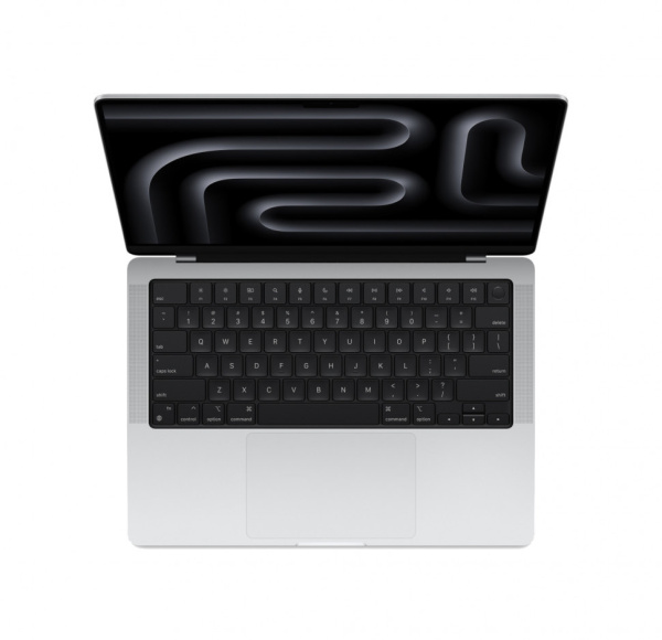 Фото Apple MacBook Pro 14 M3 (8C CPU/10C GPU, 2023) 8 ГБ, 1ТБ SSD, Silver (Серебристый)