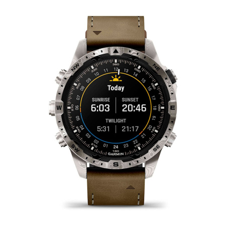 Мультиспортивные часы Garmin MARQ Adventurer Gen 2 Damascus Steel Edition