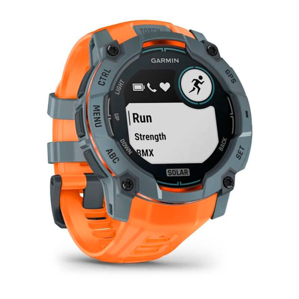 Мультиспортивные часы Garmin INSTINCT 3 Solar Twilight Bezel Solstice Band, 50 mm