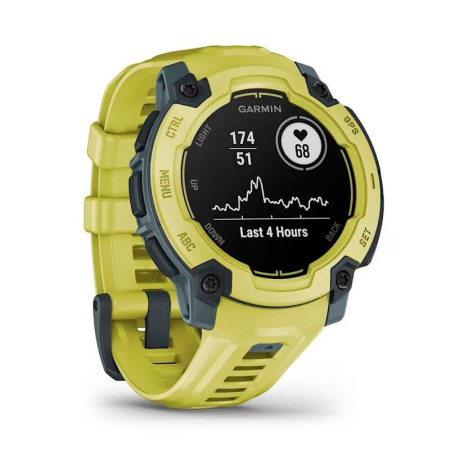 Мультиспортивные часы Garmin INSTINCT E Electric Lime, 45 mm