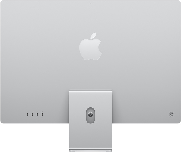 Apple iMac 24" Retina 4K, M1 (8C CPU, 8C GPU), 8 ГБ, 256 ГБ SSD, Silver (серебристый), английская клавиатура