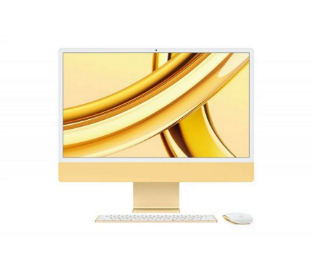 Apple iMac 24" Retina 4,5K, M3 (8C CPU, 10C GPU), 24Gb, 1Tb SSD, Yellow (жёлтый)