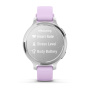 Умные часы Garmin Lily 2 Active Silver with Purple Jasmine Silicone Band