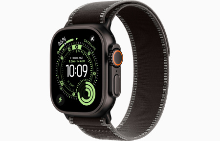 Apple Watch Ultra 3, 49mm, Black,  Black Charcoal Loop S/M 